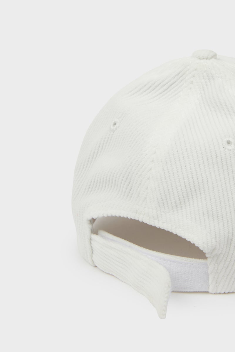 ديفاكتو كاب بناتي مخمل مضلع مطرز - Image 5